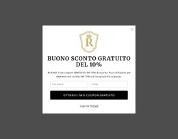 Buono Sconto Gratuito Del 10%