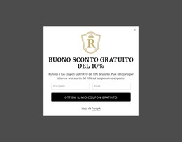 Buono Sconto Gratuito Del 10%