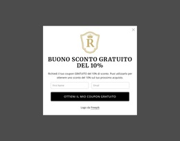 Buono Sconto Gratuito Del 10%