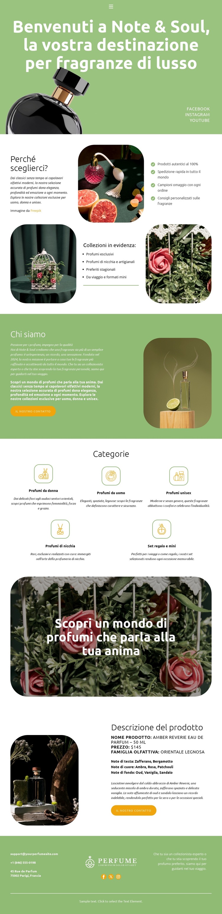 Eleganza in ogni bottiglia Tema WordPress