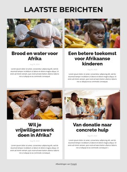 Handen Die Helpen HTML-Sjabloon