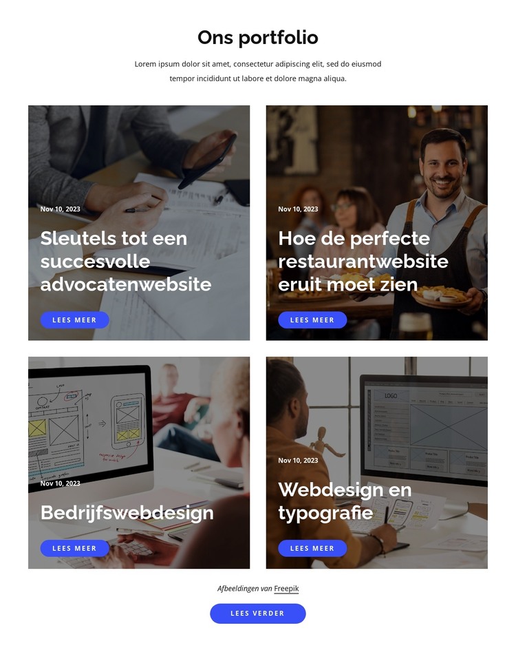 Studio Vision Digest HTML-sjabloon