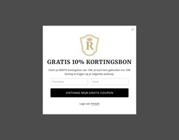 Gratis Kortingsbon Van 10%