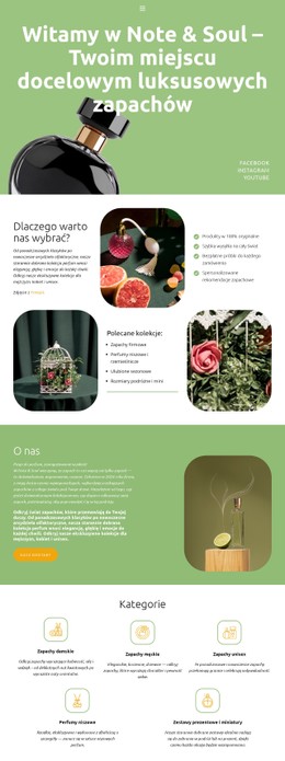 Responsywny HTML5 Dla Elegancja W Każdej Butelce