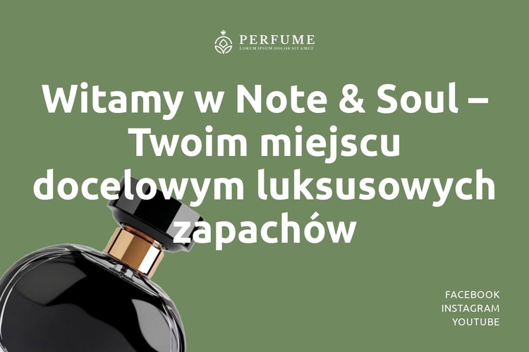 Gdzie zapach spotyka duszę Szablon CSS