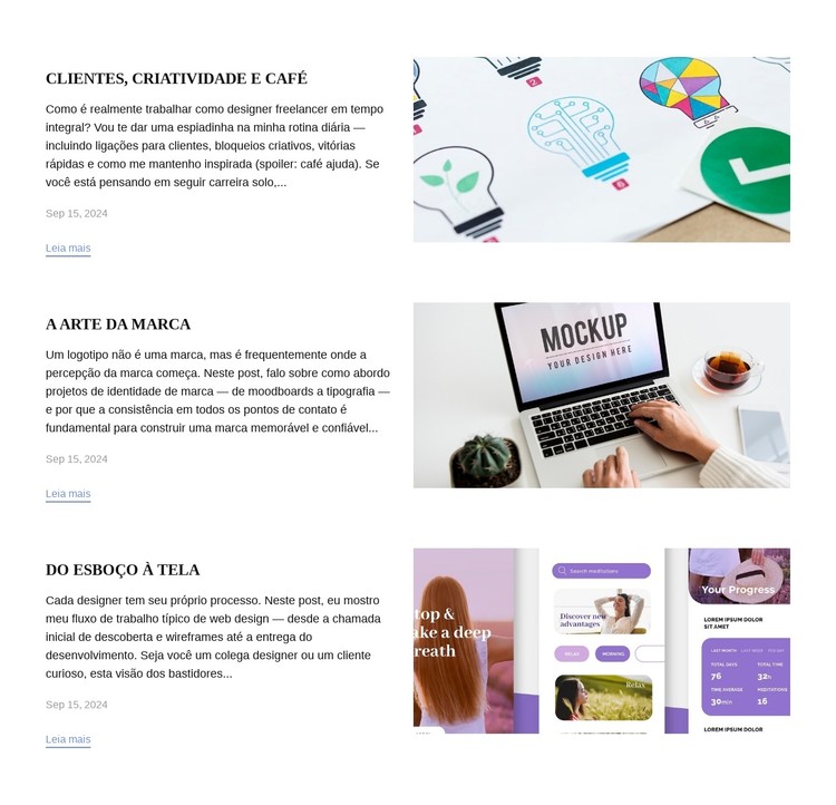 Notas do laboratório de design Template CSS
