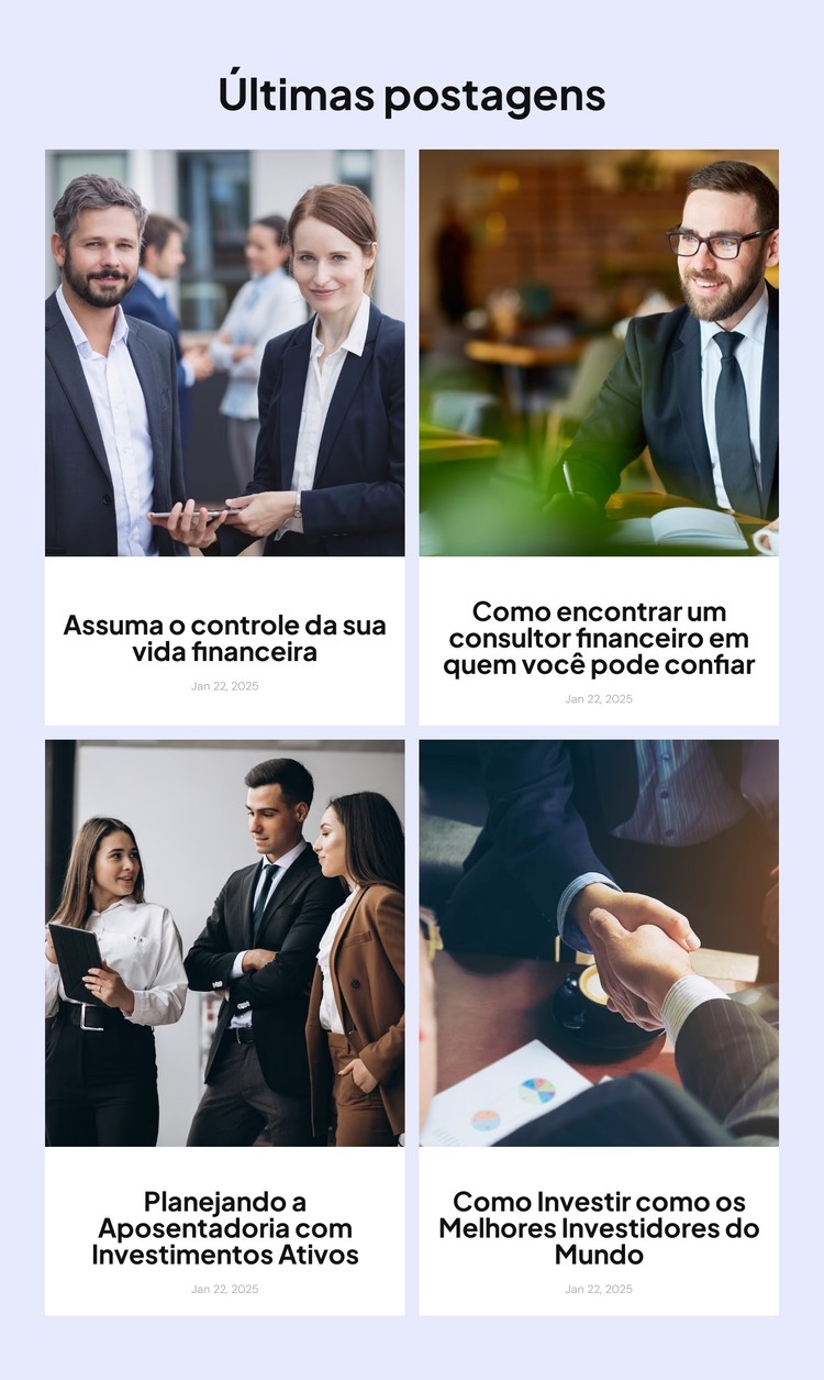 Diário de investimentos inteligentes Template CSS