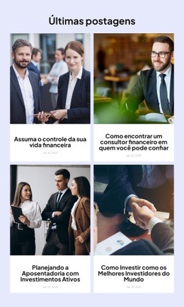 Diário De Investimentos Inteligentes - Modelo HTML5 Para Download Gratuito