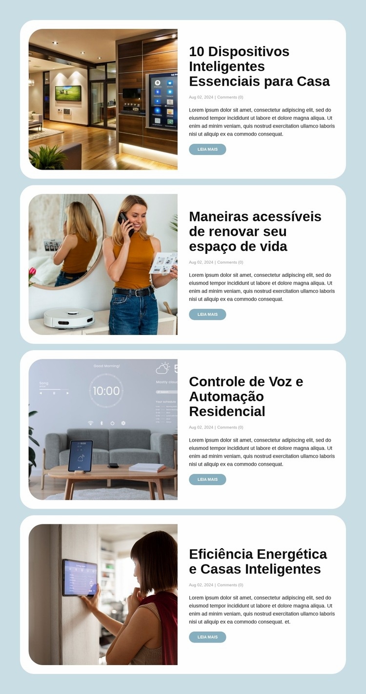 Vida inteligente semanal Modelo