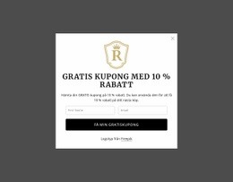 Gratis Kupong Med 10 % Rabatt