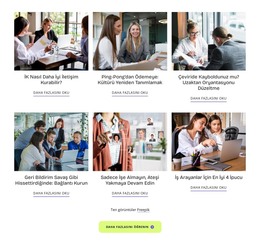 İK Trendleri Dergisi HTML Şablonu