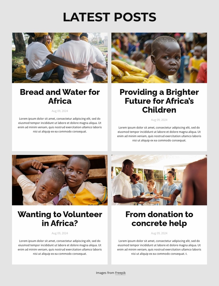 Hands that help Website Template