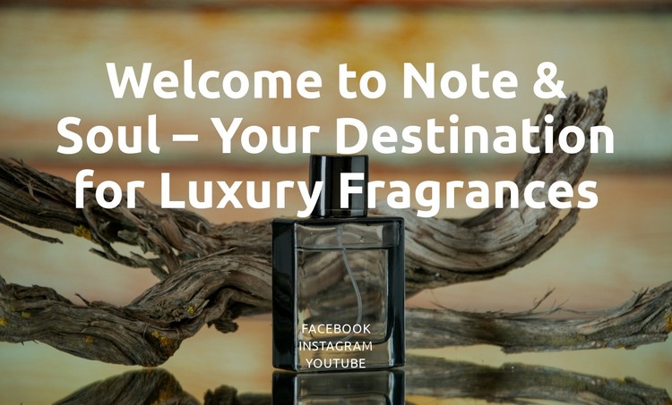 Fragrance That Defines You WordPress Theme