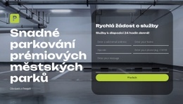 Chytré Parkování Jednoduše – Bezplatná HTML Šablona