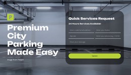 Smart Parking Made Simple CSS Template