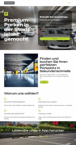 Finden Sie einen Parkplatz in Ihrer Nähe Joomla-Vorlagen
