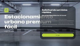 Estacionamiento Inteligente Simplificado: Sitio Web Adaptable
