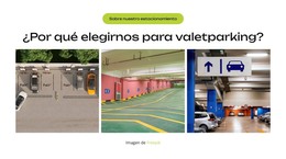 Plantilla De Sitio Para Estacionamiento Urbano Simplificado
