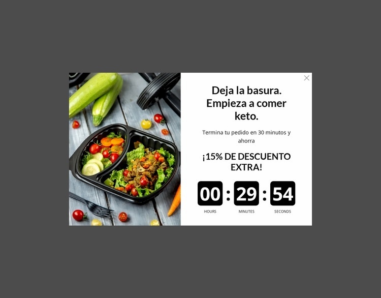 Empieza a comer keto Plantilla HTML5