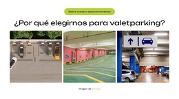Estacionamiento Urbano Simplificado - Plantilla De Creación De Sitios Web