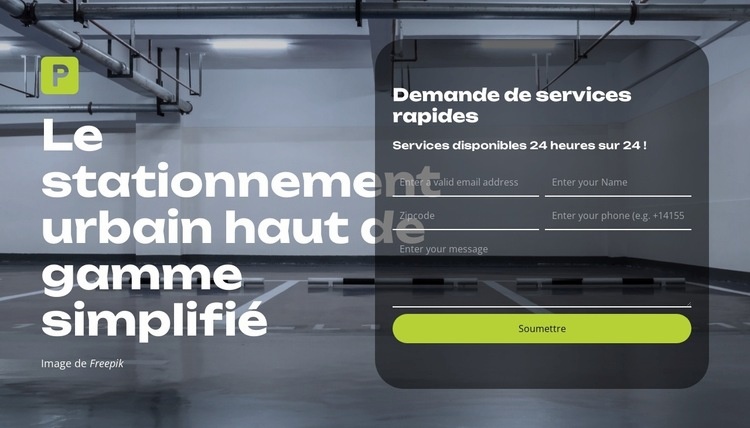 Le stationnement intelligent simplifié Modèle