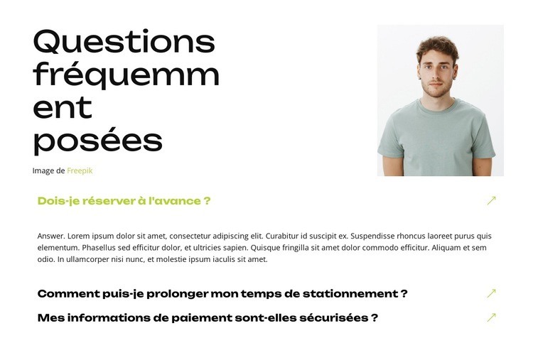 Réservez votre place maintenant Modèle d'une page