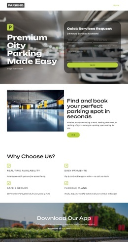 Find Parking Near You Html Code Examples
