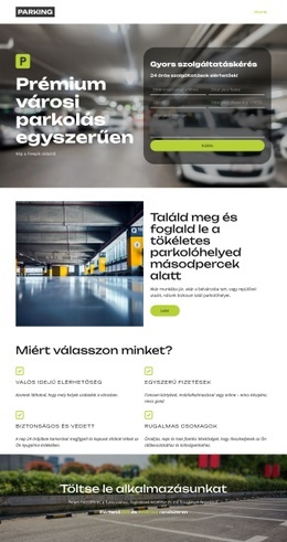 Parkolóhely Keresése A Közelben Sablon