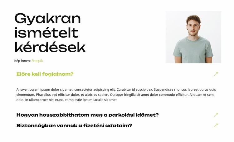 Foglalja le helyét most Weboldal sablon