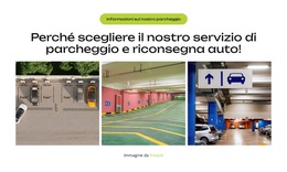 Parcheggio In Città, Semplificato - Modello WordPress