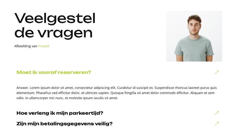 Reserveer nu uw plek CSS-sjabloon