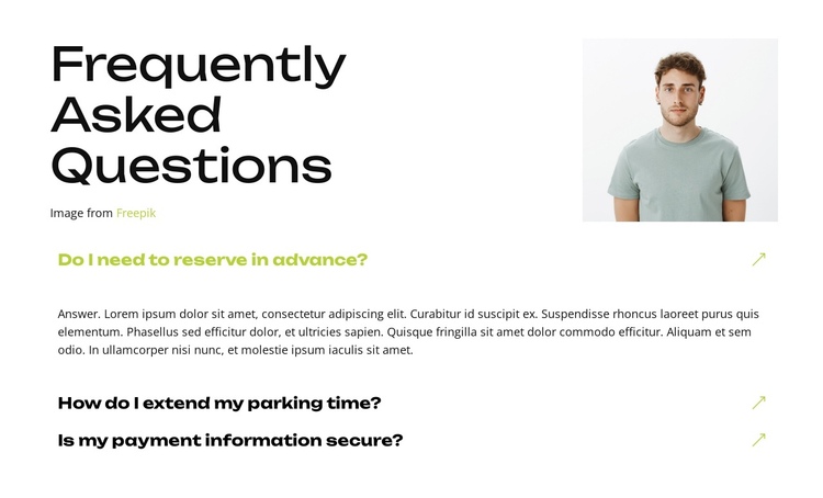 Reserve Your Spot Now One Page Template