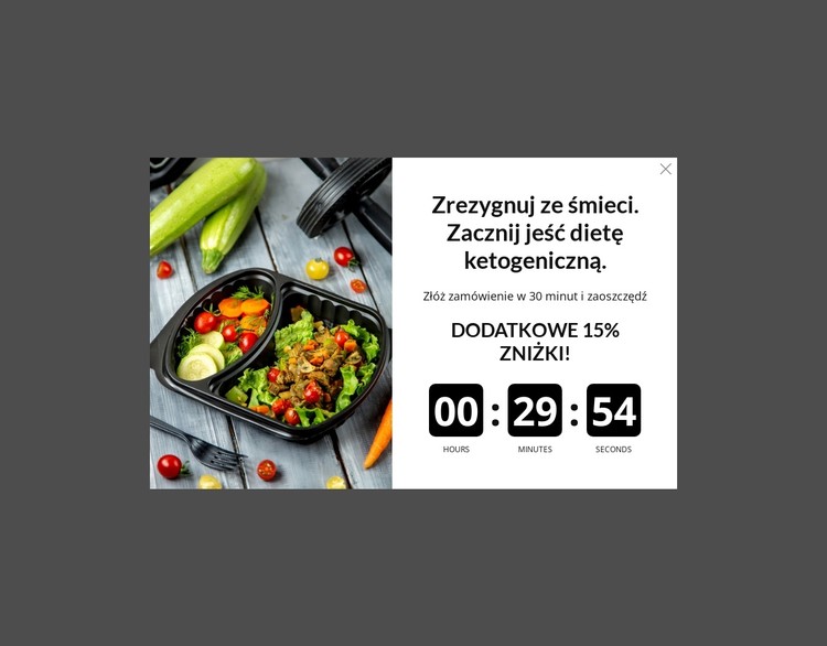 Zacznij jeść keto Szablon CSS