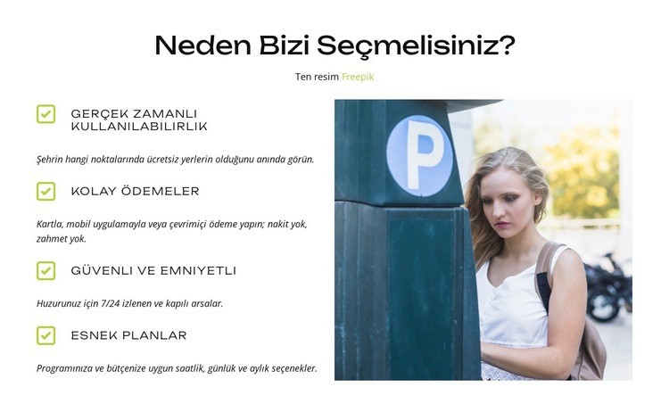 Kolay Ödeme, Kolay Park Web sitesi tasarımı