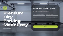 Smart Parking Made Simple Website Design