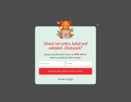 Vyskakovací Okno S Předplatným – Šablony Webových Stránek