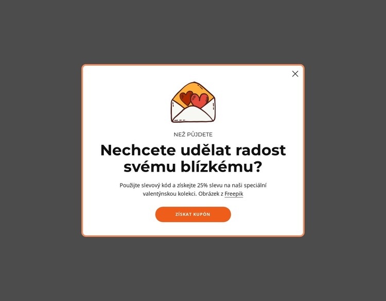 Získejte 25% slevu na naši speciální kolekci Šablona