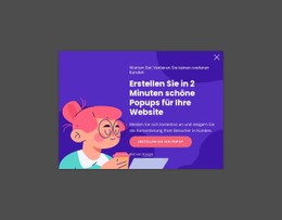 Kreatives Popup