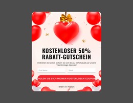 Kostenloser 50% Rabatt-Gutschein