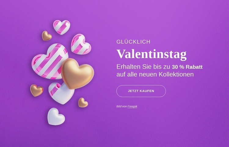 Erhalten Sie bis zu 30 % Rabatt auf alle neuen Kollektionen HTML5-Vorlage