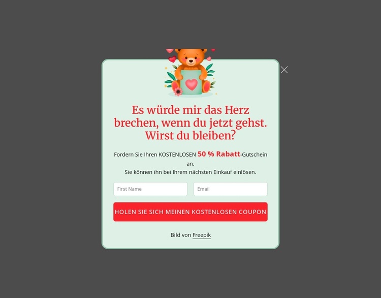 Abonnement-Popup WordPress-Theme