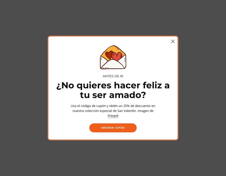 Consigue tu 25% de descuento para nuestra colección especial Plantilla CSS