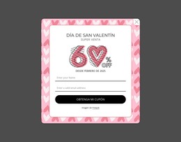 Súper Oferta Del Día De San Valentín