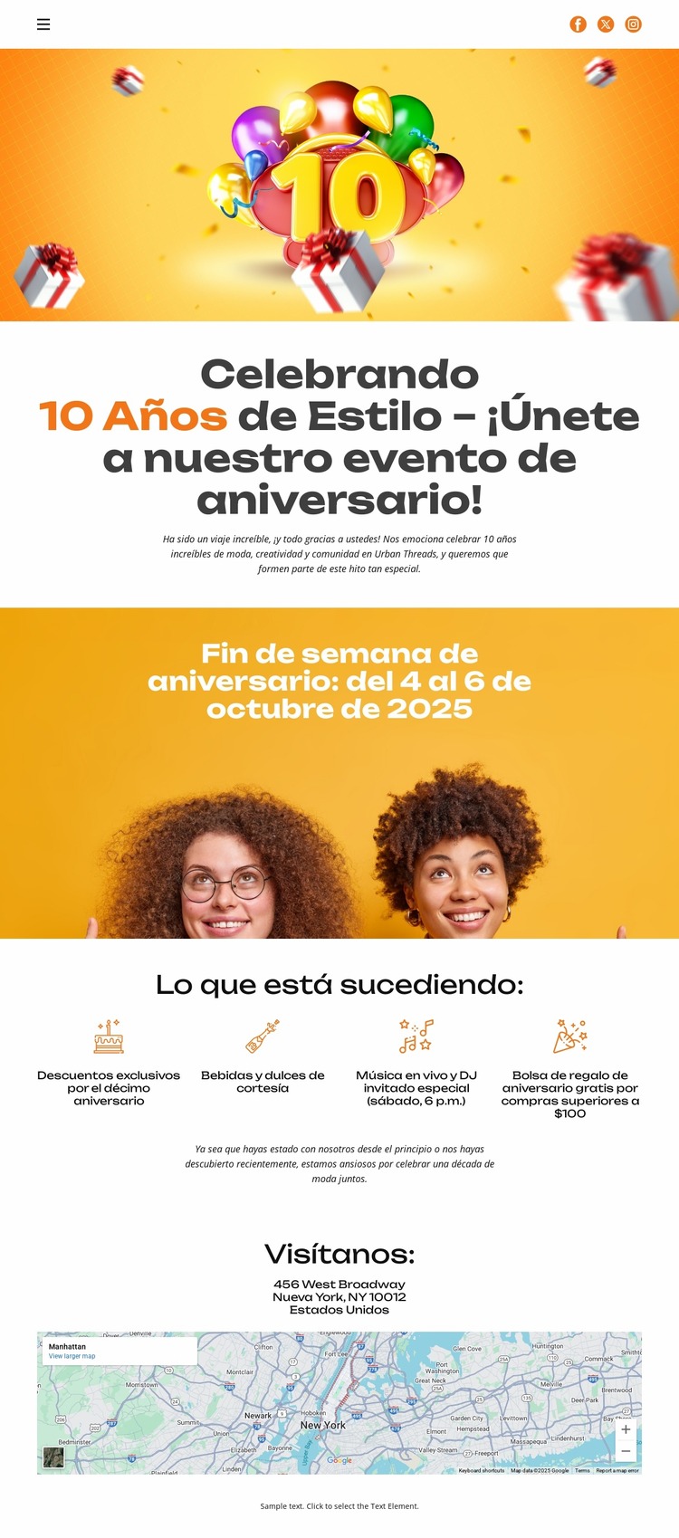 10 años de estilo Plantilla Joomla