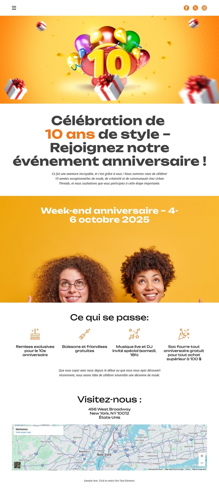 10 ans de style Modèle CSS