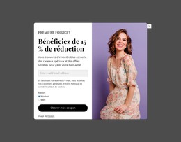 Grande Vente Jusqu'À 15% De Réduction Modèle HTML