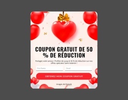 Coupon Gratuit De 50 % De Réduction