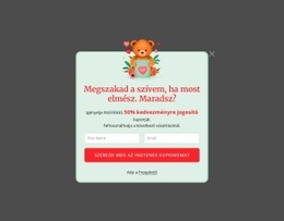 Feliratkozási Felugró Ablak