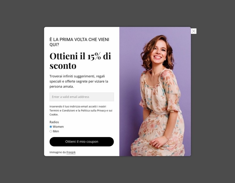 Grandi saldi fino al 15% di sconto Modello