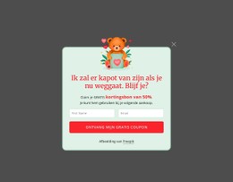 Pop-Up Voor Abonnement